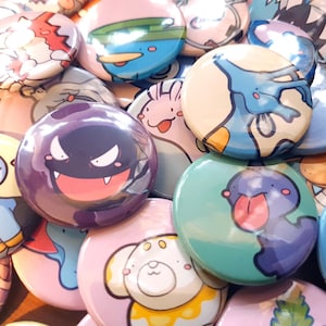 Pokémon Buttons Choose your own image 1