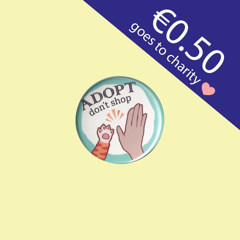 Adopt Don't Shop Button image 1