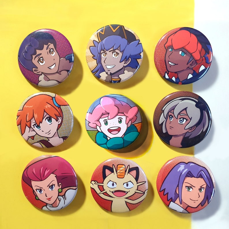 Pokémon Buttons Choose your own image 4