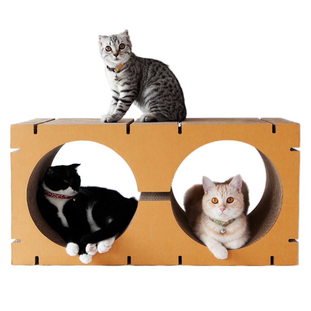 Kafbo Home Double Circle Shape L - Brun