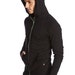 PERFORMANCE-premium Form-fit Crossover Yoga Track Hoodie (Coral Blue Heather)