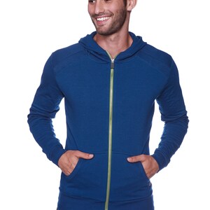 Edge Form-fit Crossover Yoga Track Performance Hoodie (Bamboo Green)