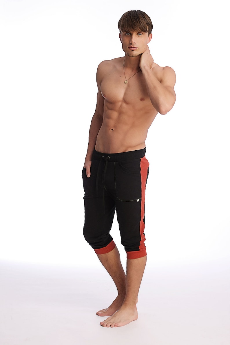 Mens Cuffed Yoga Pants