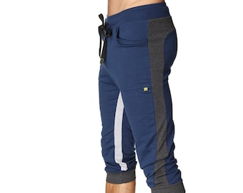 Ultra-Flex Tri-Color Cuffed Yoga Pant