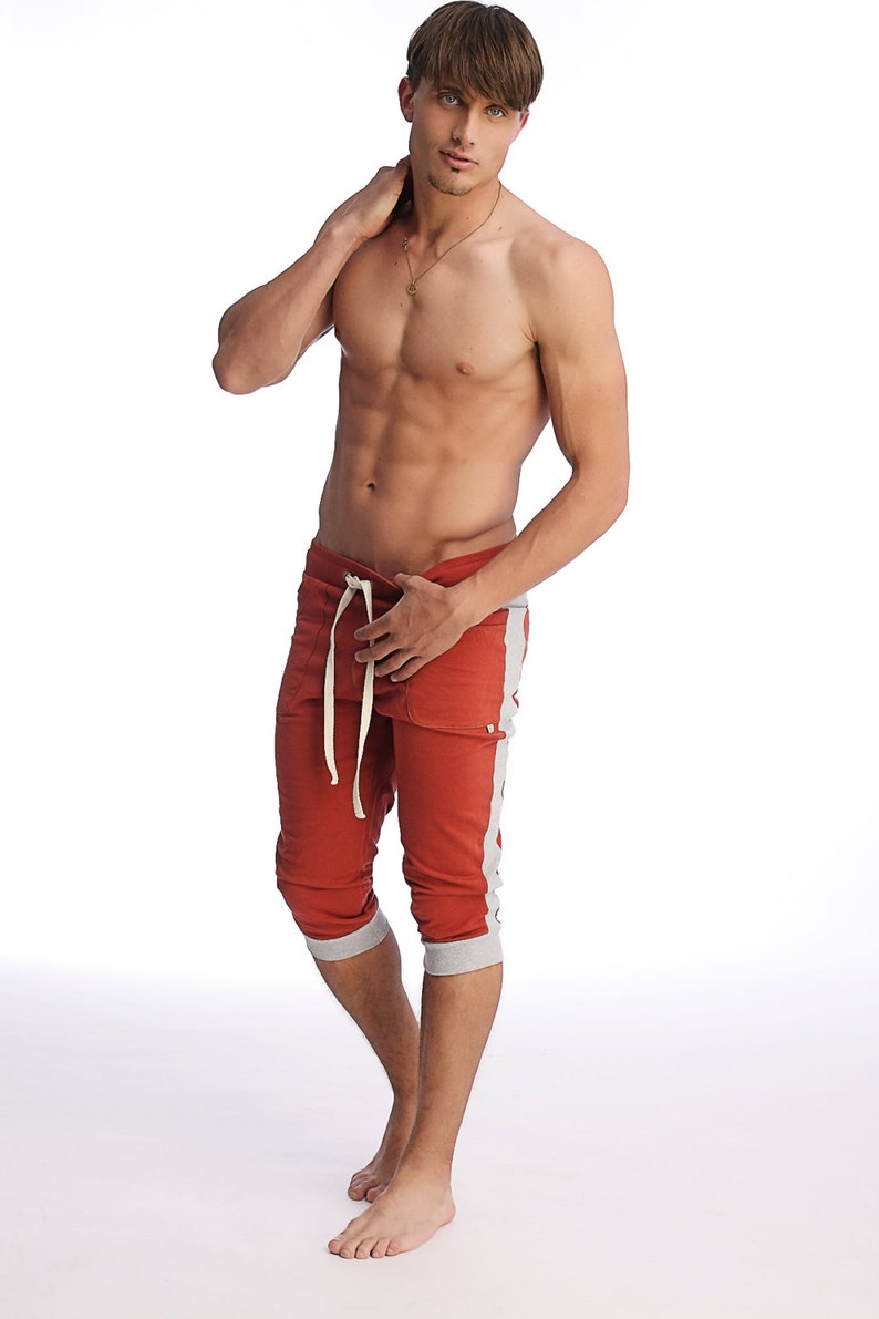 Mens Cuffed Yoga Pants