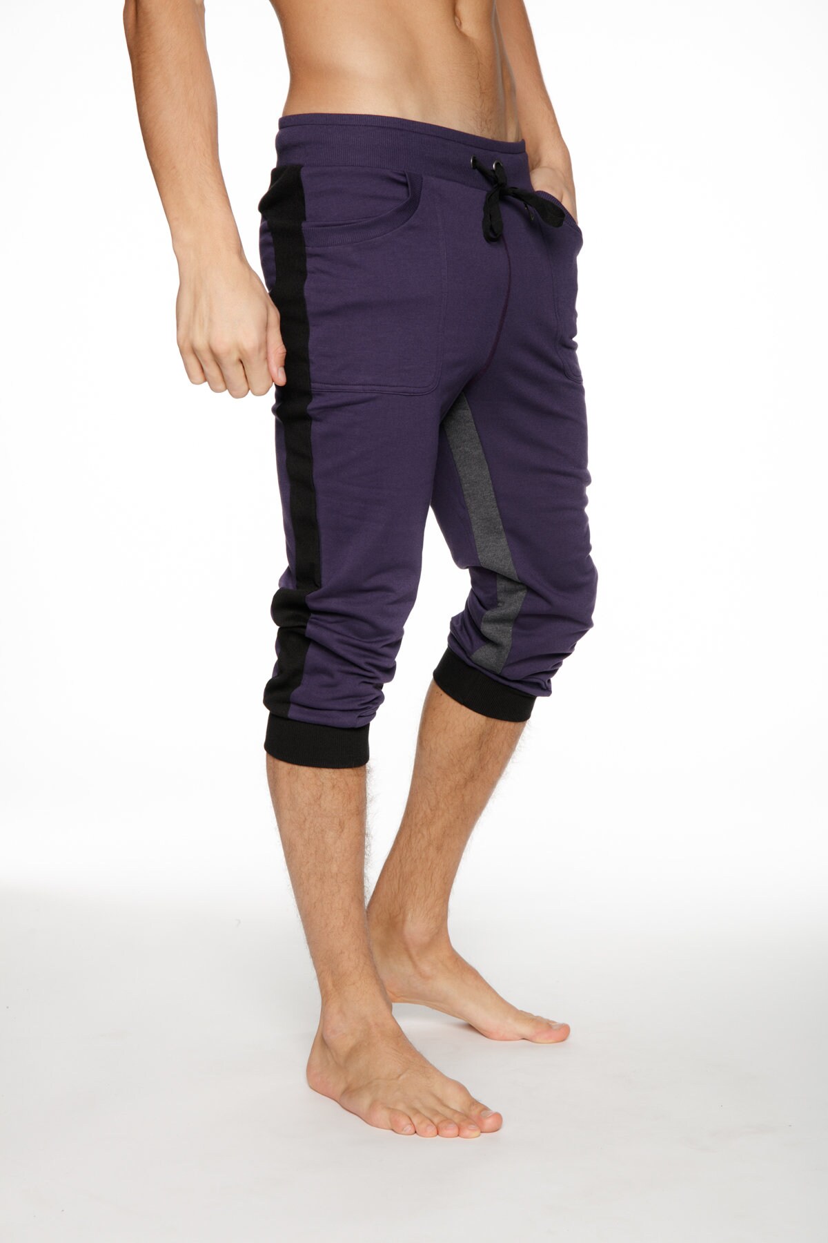 Ultra-flex Tri-color Cuffed Yoga Pant - Etsy