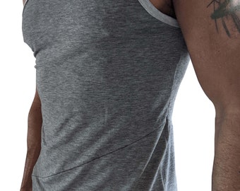 Mens Performance Fit Active Tank with 4-way Stretch!