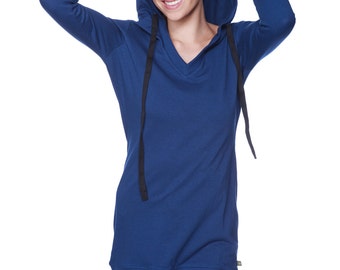 Women's Long Body Hoodie Top ()