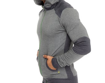 Winter Fleece Fit Crossover Track Performance Yoga Hoodie