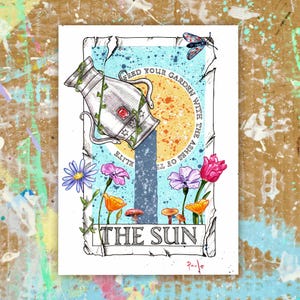 Alimenta tu jardín - Impresión de cartas del Tarot en tamaño A4 o A5