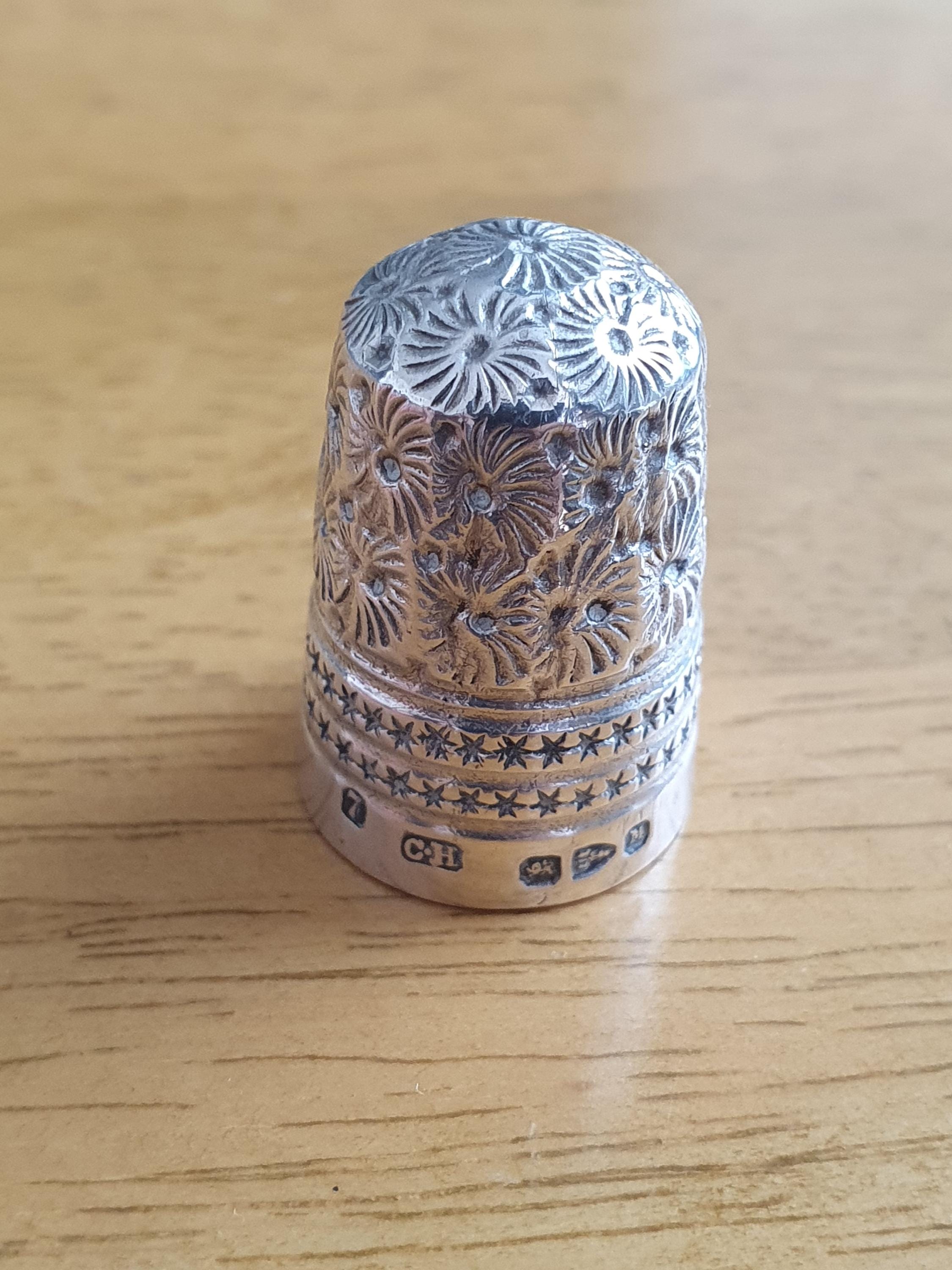 Silver thimble - Etsy 日本