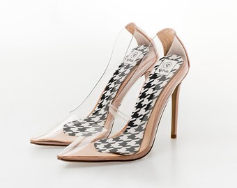 Classic Houndstooth Airpufs High Heel Insoles