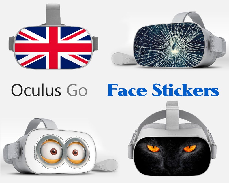For Oculus Go Headset Face Mask Skin Stickers VR Face Decal | Etsy
