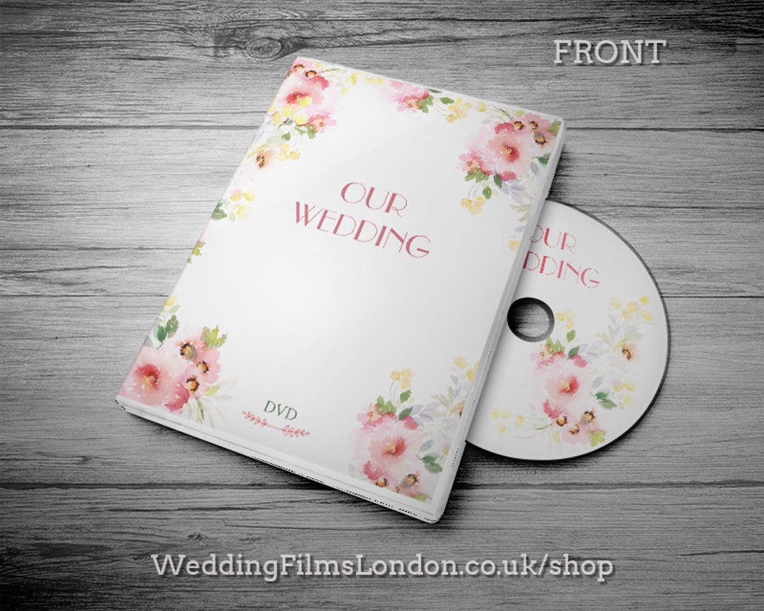 Cd/dvd Sleeve Incl. Disc, Custom Made, DVD Box, Wedding Gift, Wedding