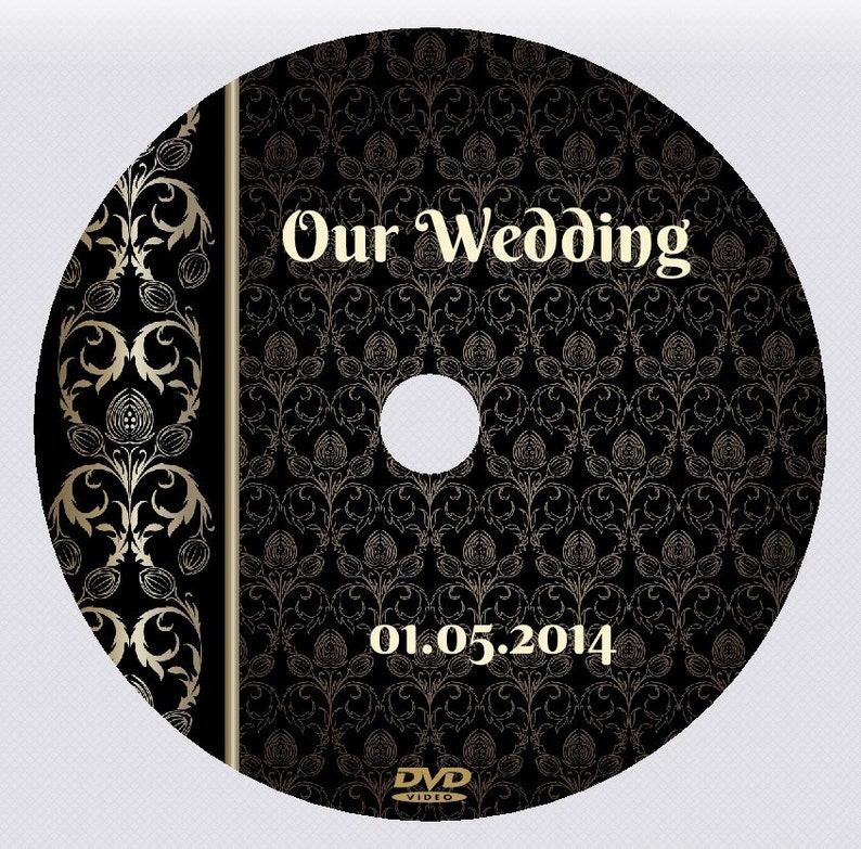 Custom DVD CD Disc Design. Direct Printing Your Image & Text Etsy