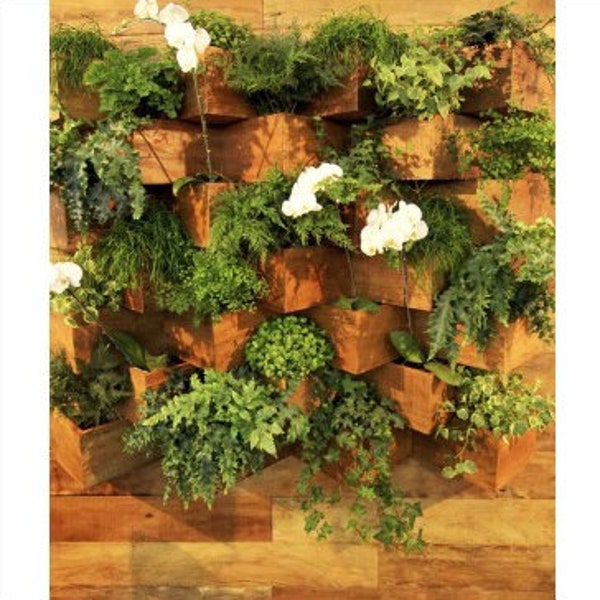 Vertical garden,vertical planter,wall planter,hanging planter,outdoor planter,indoor planter,rustic planter,wooden planter,wood planter