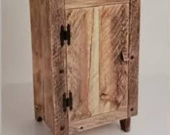 Reclaimed wood jelly cupboard, cabinet, handmade hutch vegetable bin primitive cupboard, wood cabinet, vegetable bin, rustic cabinet