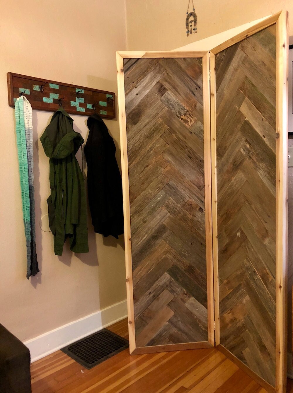 Bifold doors, bi-fold doors, room divider, space divider, wood screen, wood screen door, wood screen divider, barn door, moveable wall