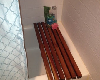 Reclaimed Wood bench, bath tub bench, bath tub caddy, rustic bath tub caddy, spa bath tray ,rustic shelf, rustic spa caddy, shower caddy