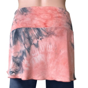 NEW Tie Dye Lauren Bashawl Booty Shawl, layering skirt, shirt extender, yoga skirt, leggings skirt, plus size shirt extender image 3