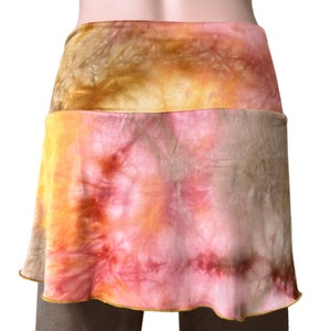 NEW Tie Dye Lauren Bashawl Booty Shawl, layering skirt, shirt extender, yoga skirt, leggings skirt, plus size shirt extender image 9