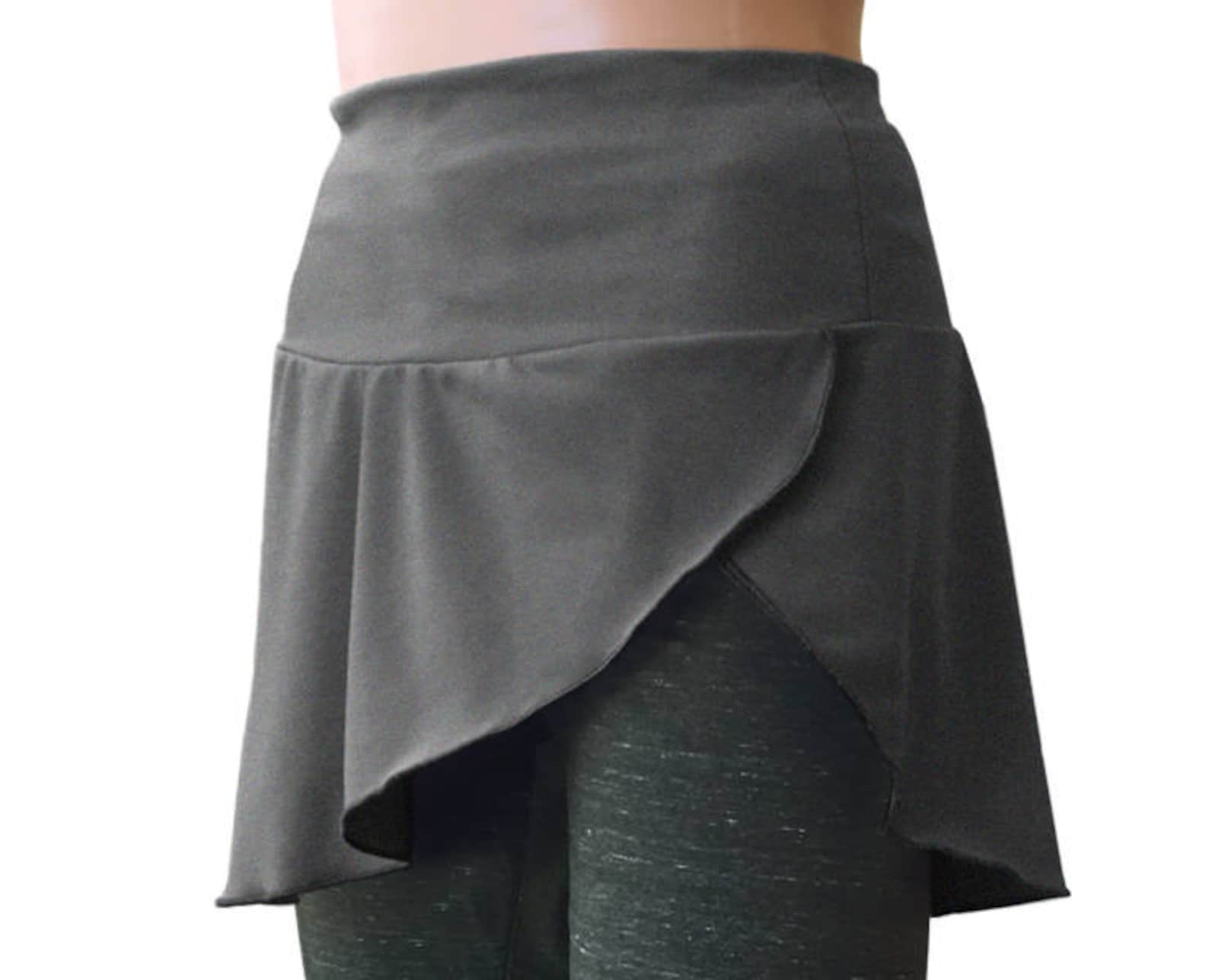 Pepper Gray Lauren Booty Shawl Shirt Extender Layering Skirt - Etsy