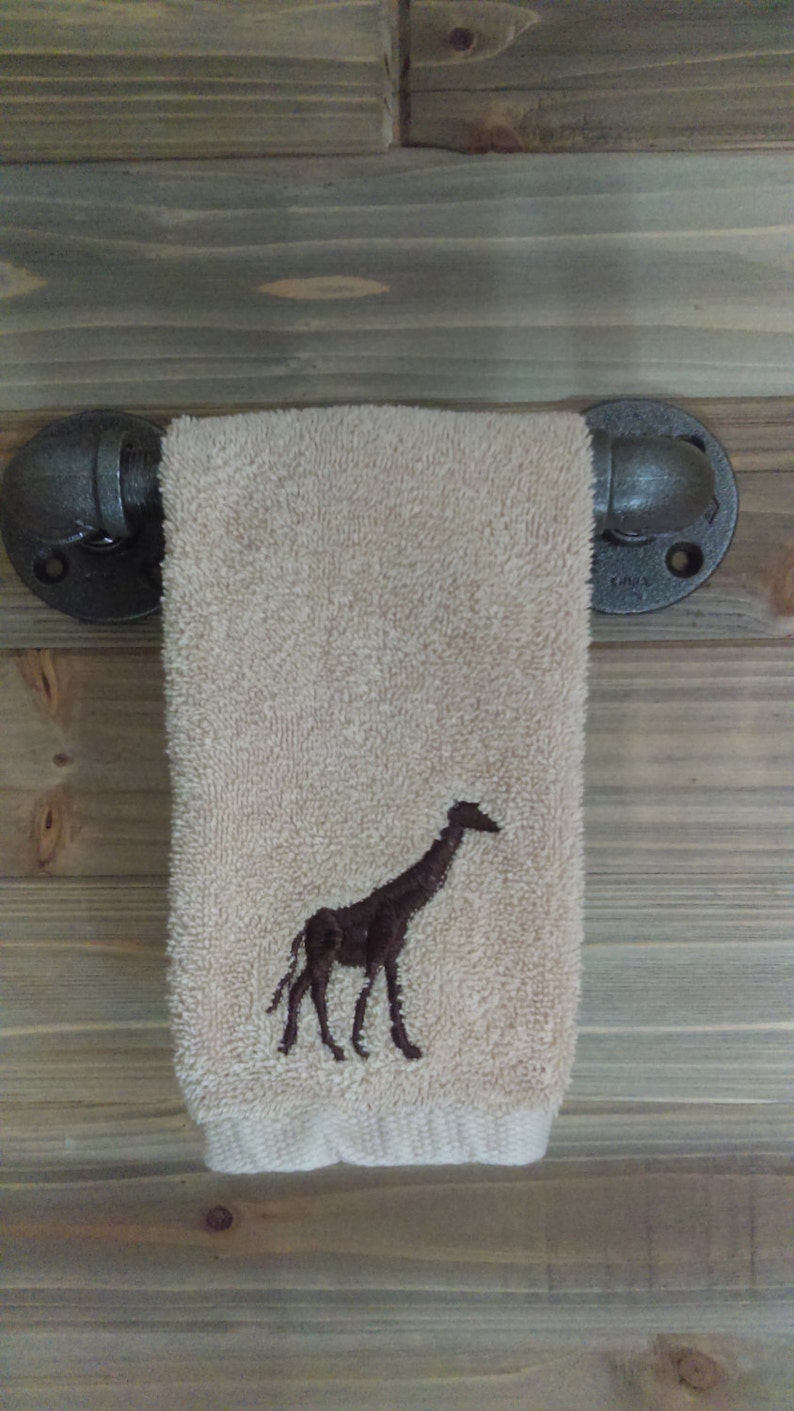 towel rod Rustic Cottage Chic style 12 Bathroom Pipe Hand Towel Holder towel rack