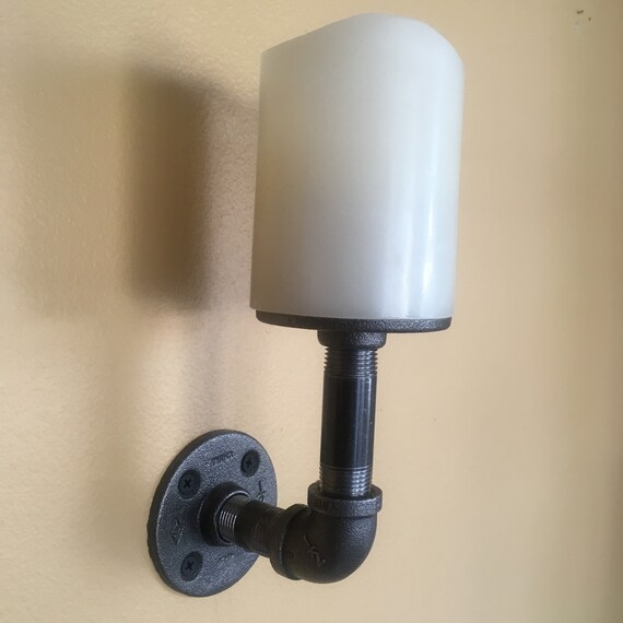 Set Of 2 Industrial Candle Wall Sconces Rustic Cottage Etsy