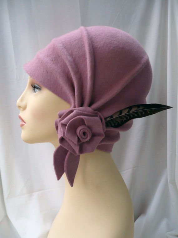 Cloche Hat 20s Hat 20s Style Hat Felt 
