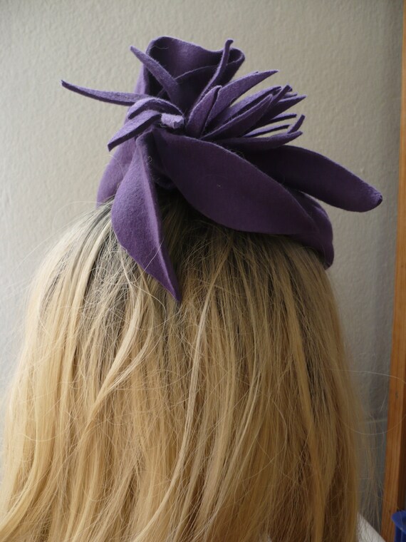 50s Style Hat 50s Fascinator 50s Hat 