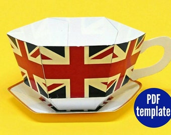 teacup template etsy