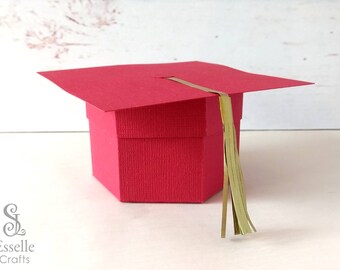Download Graduation Cap Box Etsy