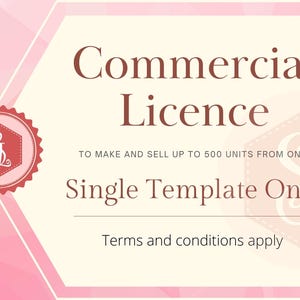 Commercial Licence for One Single Template up to 500 Units.