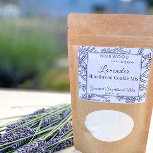 Lavender Shortbread Cookie Mix – Gourmet Baking Blend