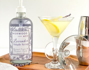 Lavender Syrup, Coffee Syrup, Cocktail Syrup