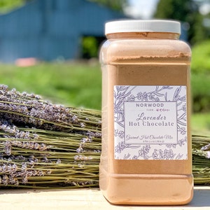 Lavender Hot Chocolate Mix – Gourmet Bulk Cocoa Powder (6 lb 5 oz)