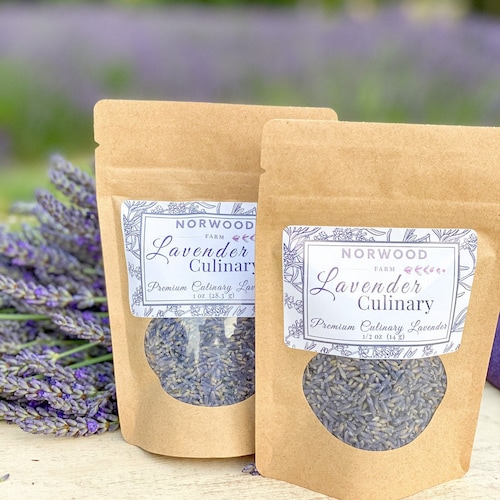 Bourgeons de lavande culinaire (qualité alimentaire) pour la pâtisserie et le thé | Herbes comestibles pour biscuits Lattes au sirop
