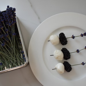 Lavender appetizer cocktail picks image 4