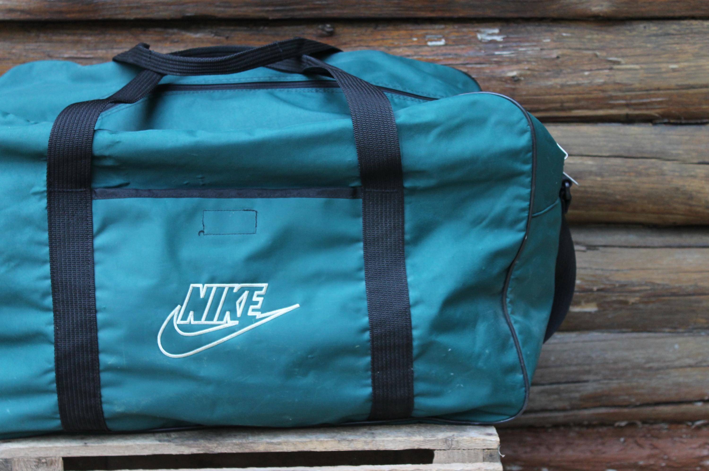nike duffel bag teal