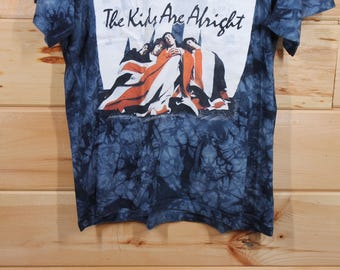 The Who Tシャツ 青 シングルステッチ ヴィンテージ ザ・フー リキッドブルー ザ・キッズ・アー・オール