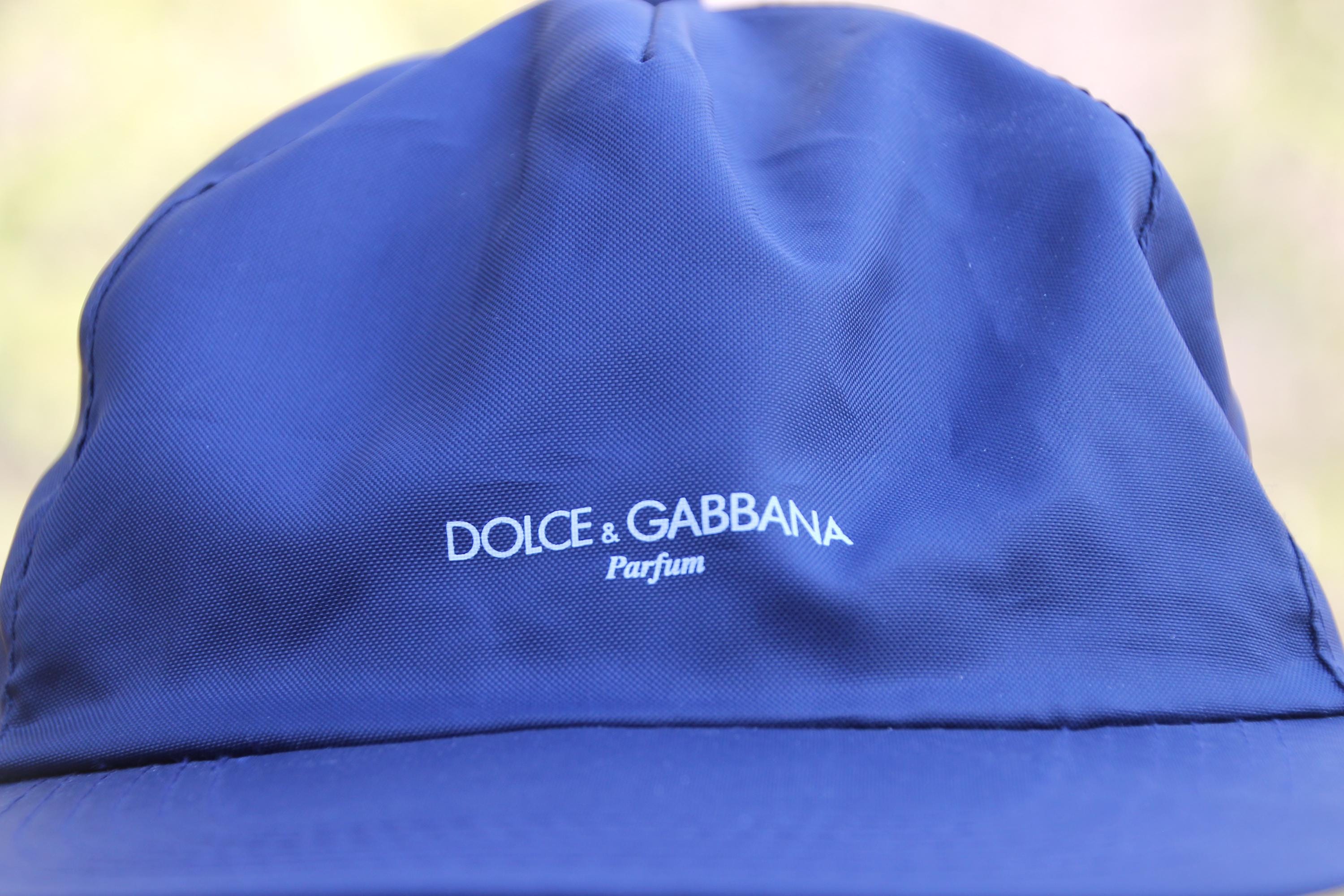 Vintage Dolce & Gabbana Parfum Blue Snapback Hat Adjustable Adult