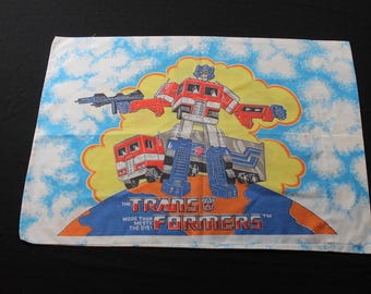 Vintage Transformers 1984 Themed Twin Bed Set With Matching