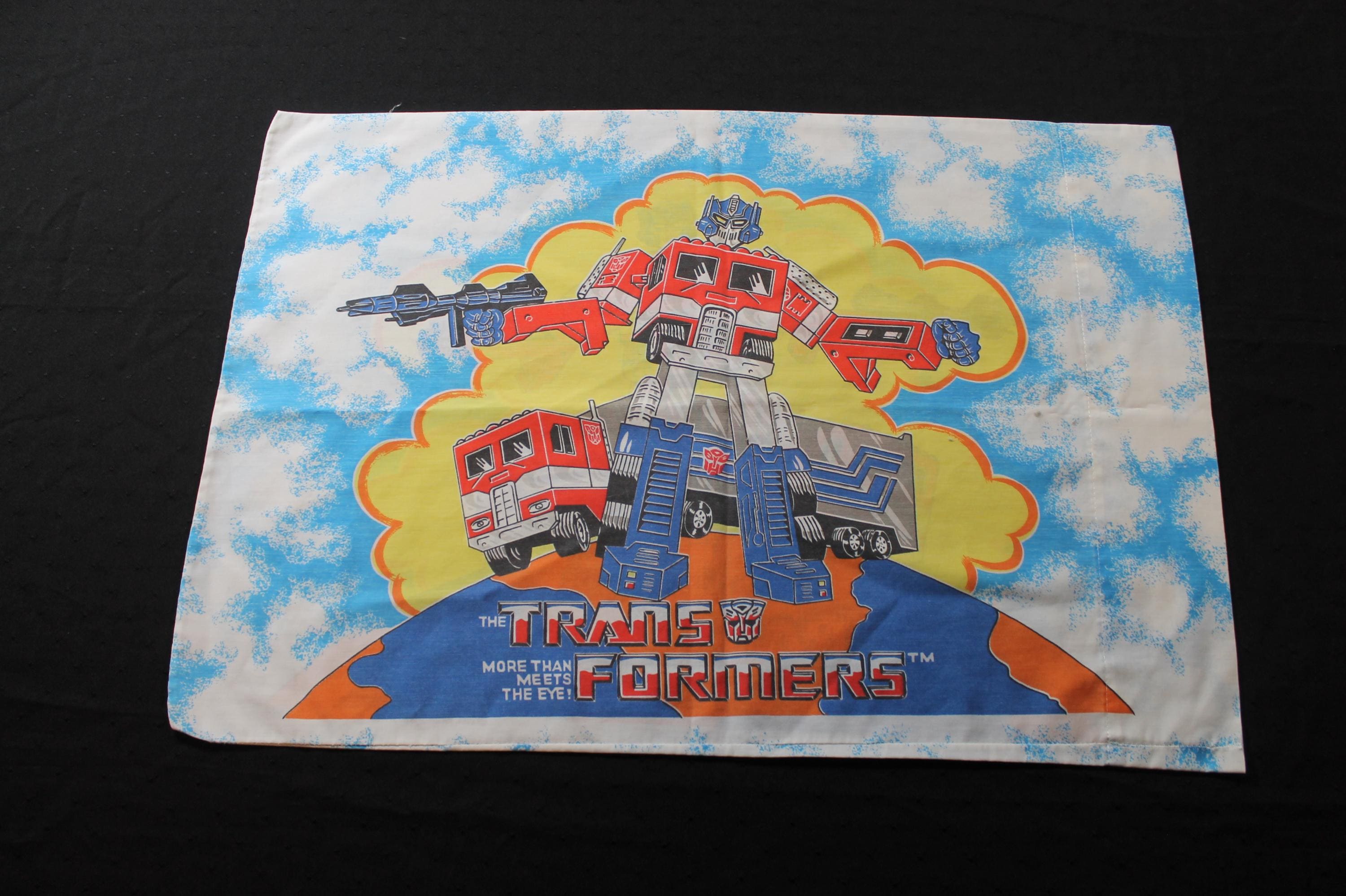 Vintage Transformers 1984 Themed Twin Bed Set With Matching
