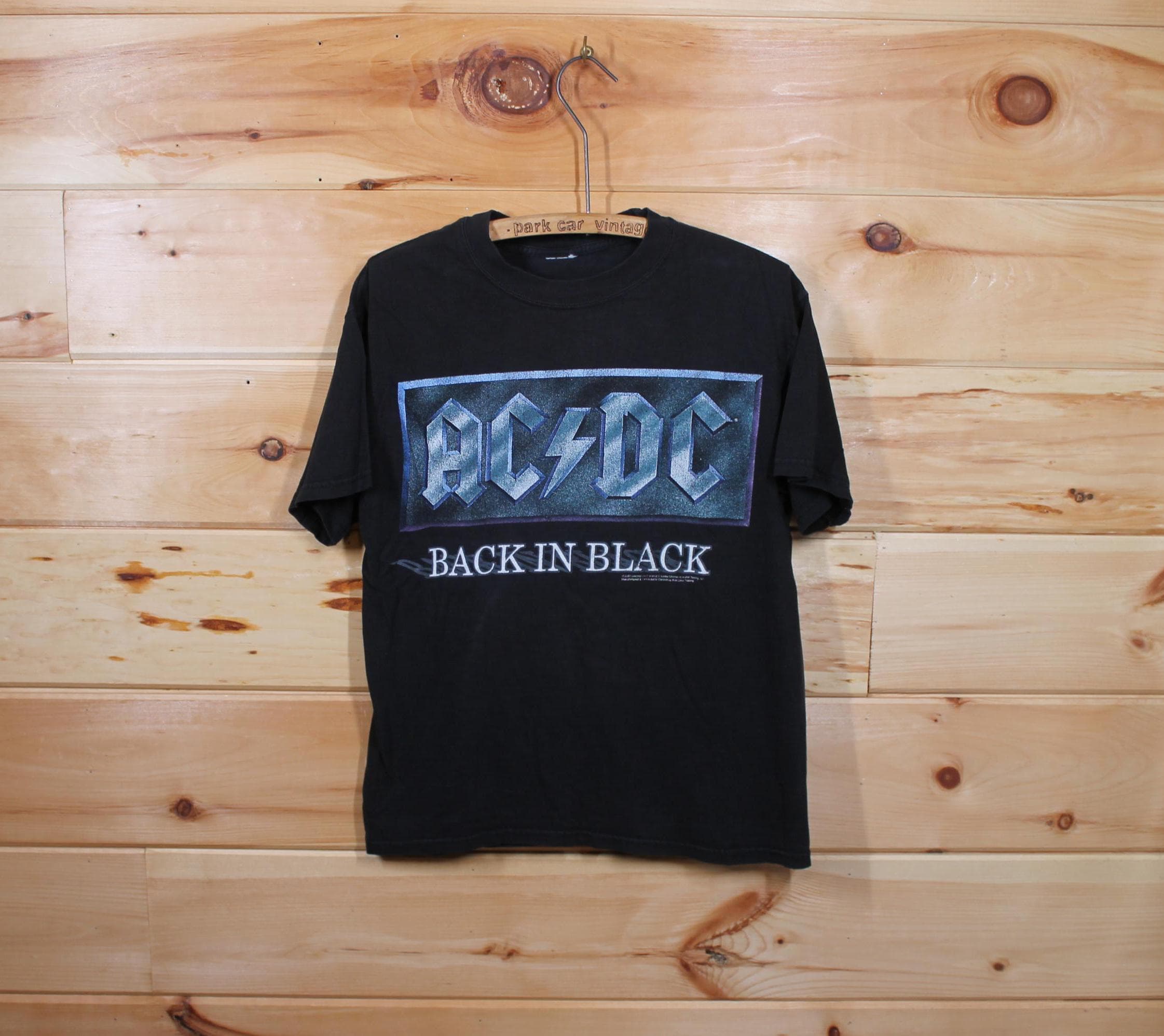 USA製AC/DCバンドTシャツLロックTミュージックT両面プリント 2001 acdc tshirt - Etsy 日本