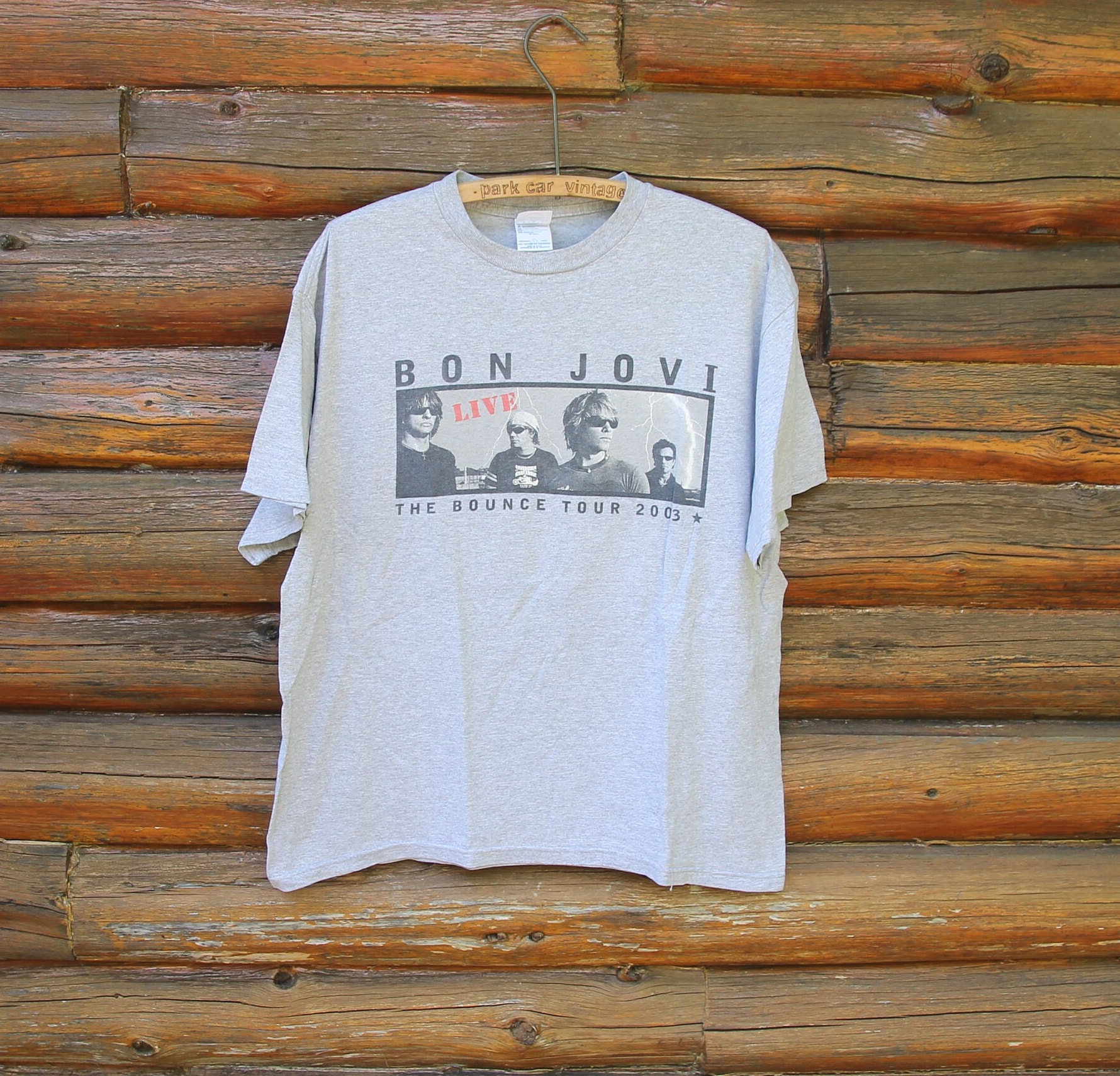 00's BON JOVI 2003年 ツアーTシャツ ボンジョヴィ バンドT