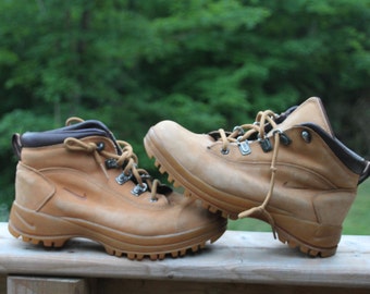 Vintage Nike Nike ACG Hiking Boots Size Mens 13 Brown Etsy