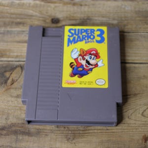 "Nur Super Mario Bros. 3 (NintendoEnterture System NES 1990) Vintage-Videospiel-Kassette."