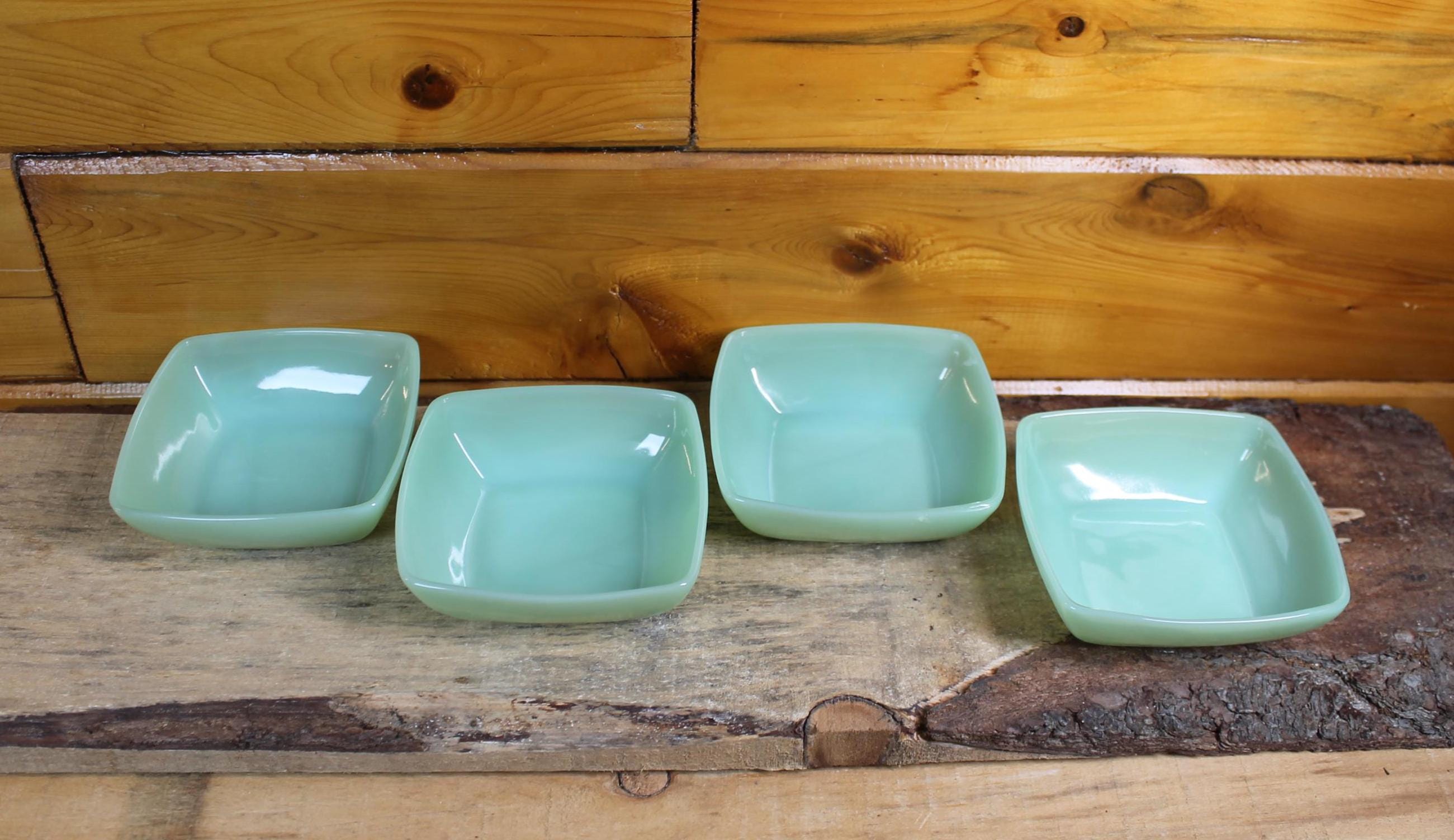 Fire King Jadeite Set Square - Etsy