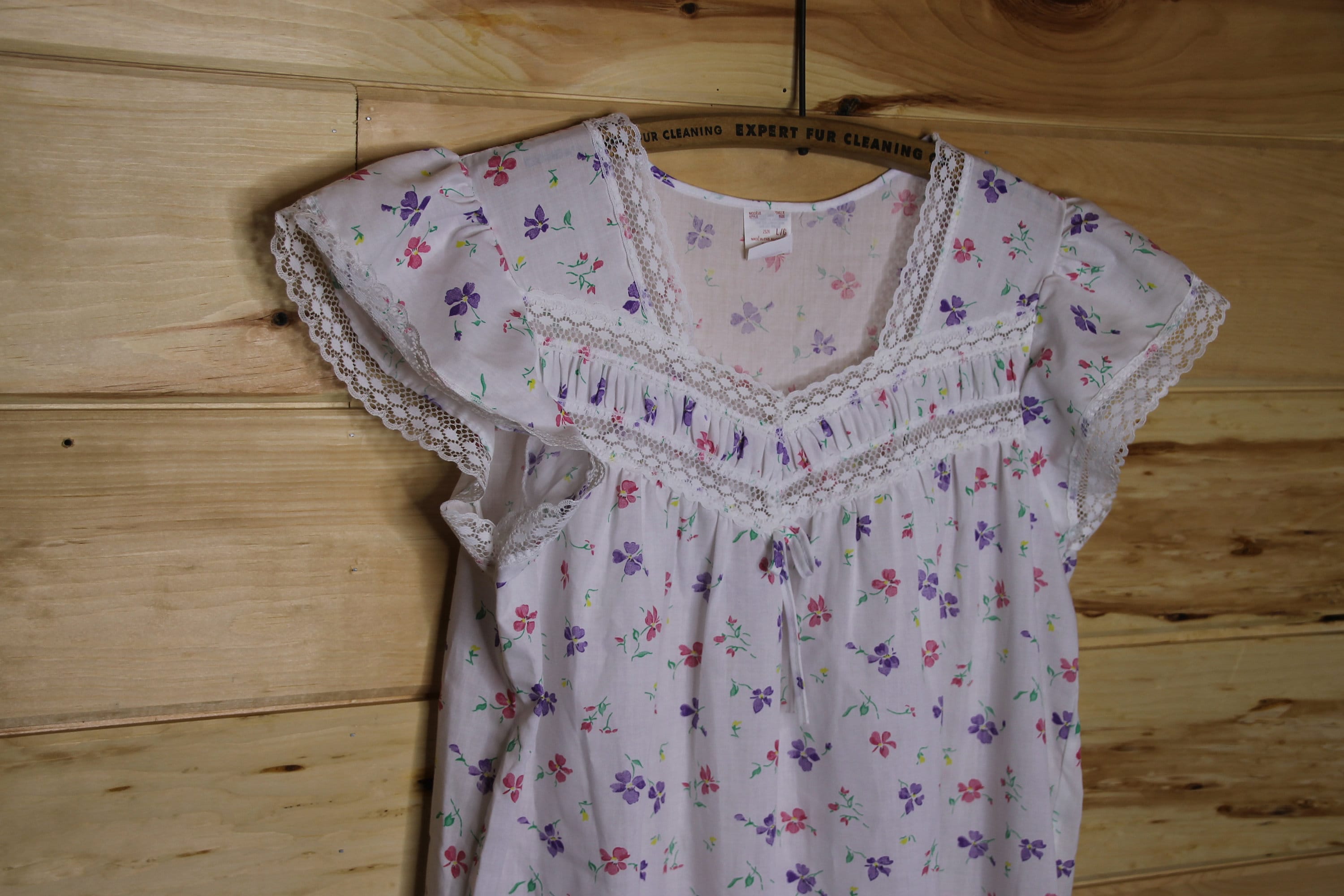 Vintage Slumber Suzy Dreamwear Nighty Floral Night Gown Nighty