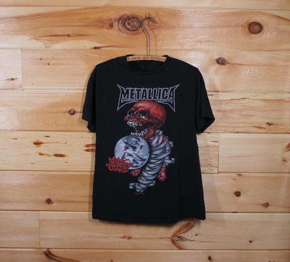 Vintage Metallica St. Anger Tour Pushead Rock Band Concert T-shirt